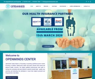 Openmindscenter.com(Multidisciplinary Team of Psychiatrist & Psychologists in Dubai) Screenshot