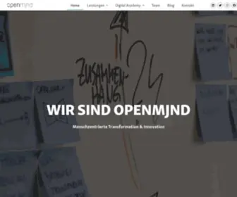 OpenmjND.com(Menschzentrierte Transformation & Innovation) Screenshot