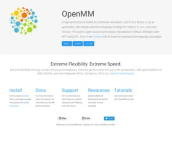 Openmm.org(OpenMM) Screenshot