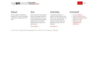 Openmod-Initiative.org(Open Energy Modelling Initiative) Screenshot