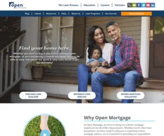 Openmortgage.com(Open Mortgage Open Mortgage) Screenshot