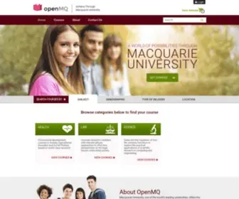 Openmq.com.au(Home page OpenMQ) Screenshot