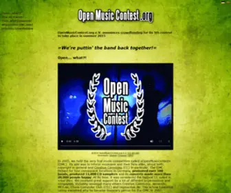 Openmusiccontest.org(OpenMusicContest) Screenshot