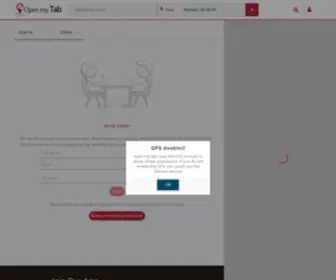 Openmytab.com(Open My Tab) Screenshot