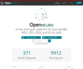 Openneuro.org(Openneuro) Screenshot