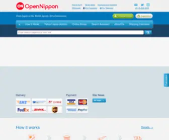 Opennippon.com(Auction Japan without agency fees) Screenshot