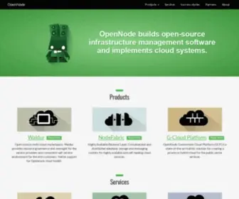 Opennodecloud.com(OpenNode) Screenshot