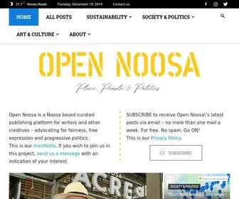 Opennoosa.org(Open Noosa) Screenshot