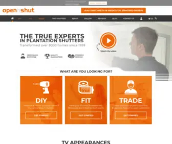 Opennshut.co.uk(Expert Shutter Suppliers For DIY & Trade) Screenshot