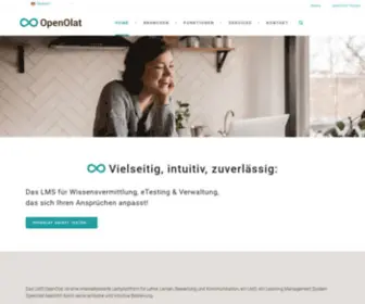Openolat.org(Lernplattform OpenOLAT) Screenshot