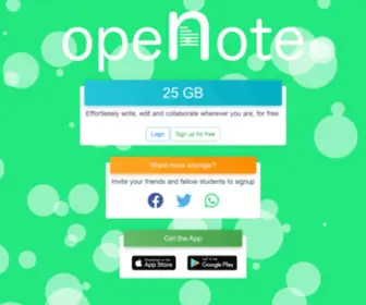 Openote.io(openote) Screenshot