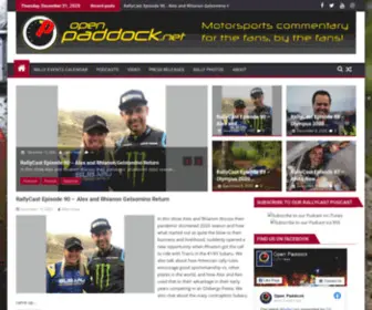 Openpaddock.net(Open Paddock is the home of the RallyCast podcast) Screenshot