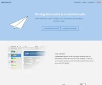 Openpaper.work(Personal document management made fast and easy) Screenshot