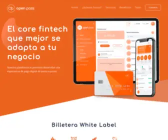Openpass.com.ar(El core fintech que mejor se adapta a tu negocio) Screenshot