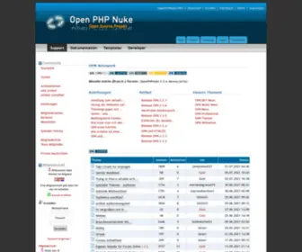 Openphpnuke.info(Das Open Source CMS) Screenshot