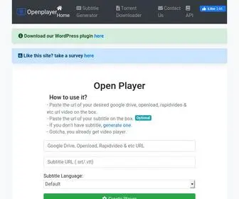 Openplayer.net(Google drive proxy) Screenshot