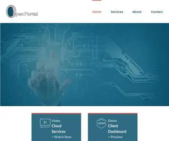 Openportaltech.com(OpenPortal’s primary use of Managed Cloud & Fusion Middleware Solutions) Screenshot