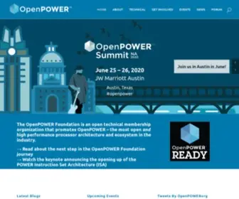 Openpowerfoundation.org(OpenPOWER Foundation) Screenshot