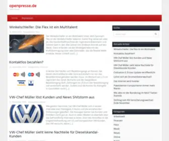 Openpresse.de(Open Presse) Screenshot