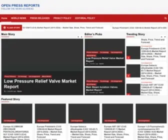 Openpressreports.com(OPEN PRESS REPORTS) Screenshot