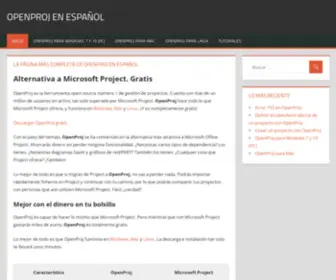 Openproj.net(Todo sobre Openproj en 2021) Screenshot