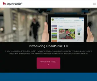 Openpublicapp.com(By the people) Screenshot