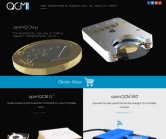 OpenqCm.com(Quartz Crystal Microbalance with Dissipation Monitoring) Screenshot