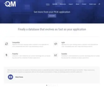 Openqm.com(Taking MultiValue where it has never been before) Screenshot