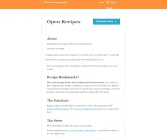 Openrecip.es(Open Recipes) Screenshot