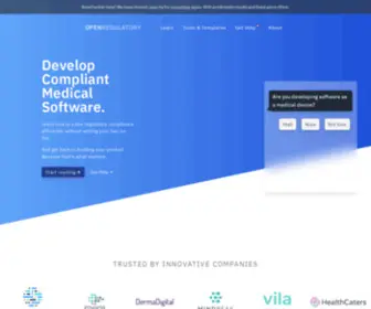 Openregulatory.com(Openregulatory) Screenshot