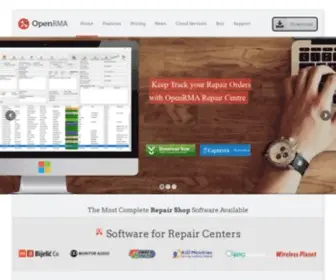 Openrma.com(Computer repair shop software) Screenshot