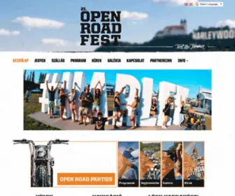 Openroadfest.hu(Open Road Tour) Screenshot