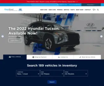 Openroadhyundairichmond.com(OpenRoad Hyundai Richmond) Screenshot