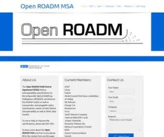 Openroadm.org(Open ROADM MSA) Screenshot