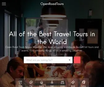 Openroadtours.com(My WordPress Blog) Screenshot