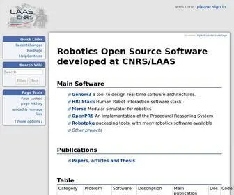 Openrobots.org(OpenRobotsFrontPage) Screenshot