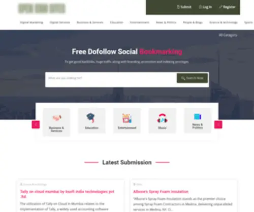 Opensbmsites.com(Free Social Bookmarking Sites List) Screenshot