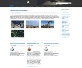 Openscenegraph.com(Project website for OpenSceneGraph) Screenshot