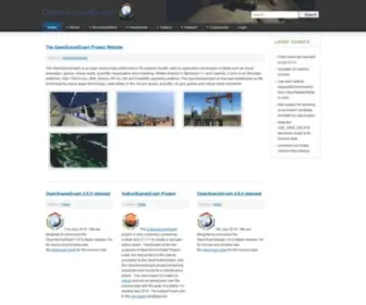 Openscenegraph.org(Project website for OpenSceneGraph) Screenshot