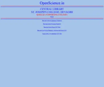 Openscience.in(OpenScience) Screenshot