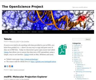 Openscience.org(The OpenScience Project) Screenshot