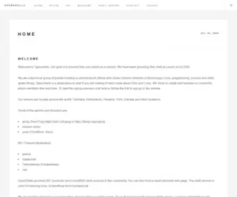 Openshells.net(Home) Screenshot