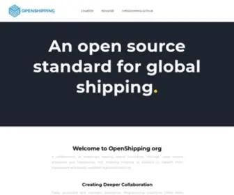 Openshipping.org(OPENSHIPPING) Screenshot