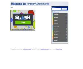 Openskyarchive.com(網上電台) Screenshot