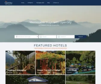 Openskyresorts.com(OpenSky Resorts) Screenshot