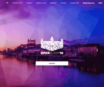 Openslava.sk(Conference) Screenshot