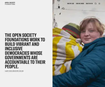 Opensocietyfoundations.org(Open Society Foundations) Screenshot