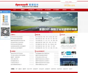 Opensoft.net.cn(傲鹏ERP软件系统下载) Screenshot