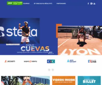 Opensoprasteriadelyon.com(ATP Challenger Tour 100) Screenshot