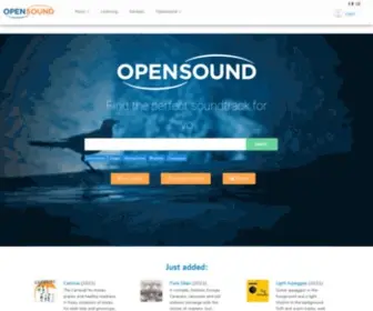 Opensoundmusic.com(We have the music score for your project) Screenshot